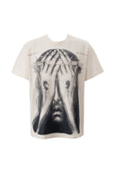 Hellstar Jesus Eyes T-Shirt Blanco