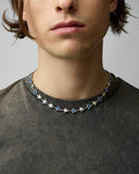 TWOJEYS Enameled Stars Necklace Azul - detalle