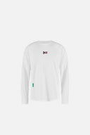 District Vision Long Sleeve Boxy Training Tee Blanco