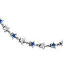 TWOJEYS Enameled Stars Necklace Azul - vista modelo