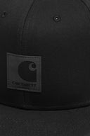 Carhartt WIP Logo Cap Black - detalle