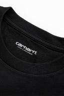 Carhartt WIP S/S Chase T-Shirt Black Gold - detalle logo 1