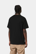 Carhartt WIP S/S Chase T-Shirt Black Gold - vista trasera