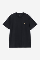 Carhartt WIP S/S Chase T-Shirt Dark Navy Gold - detalle 1