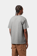 Carhartt WIP S/S Chase T-Shirt Grey Heather Gold - vista trasera