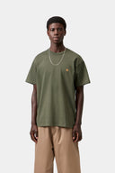 Carhartt WIP S/S Chase T-Shirt Leaf Gold - vista frontal