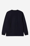 Carhartt WIP L/S Chase T-Shirt Dark Navy Gold - detalle 2