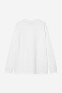 Carhartt WIP L/S Chase T-Shirt White Gold - detalle 2