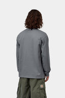 Carhartt WIP L/S Chase T-Shirt Styx Gold - vista trasera