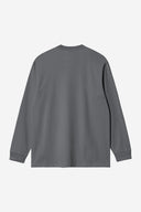 Carhartt WIP L/S Chase T-Shirt Styx Gold - detalle 2