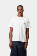 Carhartt WIP S/S Pocket T-Shirt White - frontal