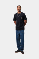 Carhartt WIP S/S Pocket T-Shirt Dark Navy - vista 3