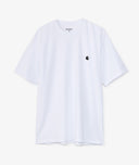 Carhartt WIP S/S Madison T-Shirt White/Black - detalle/flat lay