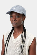 Carhartt WIP Madison Logo Cap Shady Blue White - vista frontal
