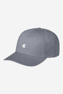 Carhartt WIP Madison Logo Cap Shady Blue White