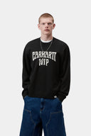 Carhartt WIP Deck Sweater Black Wax - frontal