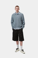 Carhartt WIP L/S Miles Polo Shady Blue - vista 3
