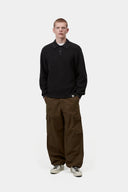 Carhartt WIP L/S Miles Polo Black - vista 3