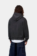 Carhartt WIP Hooded Painter Jacket Black - detalle