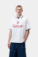 Carhartt WIP S/S Terrace Football T-Shirt White - frontal