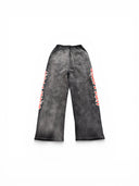 Hellstar Stars Shine Graffiti Sweatpants Negro/Rojo