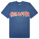 Hellstar Metal Logo T-Shirt Azul