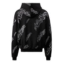 Hellstar Roll Print Graffiti Zip Up Negro