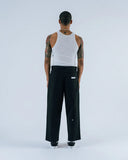 Students curriculum baggy twill pants
