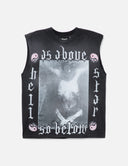 Hellstar As Above So Below Muscle Tee Negro