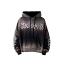 Hellstar Stars Shine Graffiti Hoodie Negro