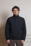 District Vision Half-Zip Nylon Windbreaker Negro
