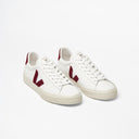 Veja Campo Leather White Grenat Hombre