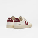 Veja Campo Leather White Grenat Hombre