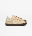 Veja Campo Hairy Suede Almond Pierre Mujer