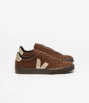 Veja Campo Suede Walnut Platine Eagle Mujer