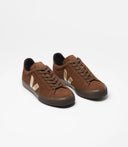 Veja Campo Suede Walnut Platine Eagle Mujer