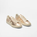 Veja Campo Leather Platine Pierre Mujer