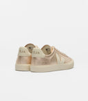 Veja Campo Leather Platine Pierre Mujer