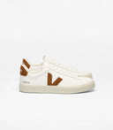 Veja Campo Leather White Cognac Mujer