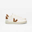 Veja Campo Leather White Cognac Mujer