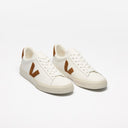 Veja Campo Leather White Cognac Mujer