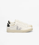Veja Campo Leather White Silver Black Mujer