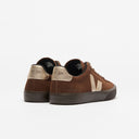 Veja Campo Suede Walnut Platine Eagle Mujer