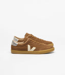 Veja Panenka Suede Brown Pierre Silver Mujer