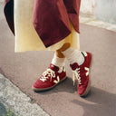 Veja Panenka Suede Grenat Sun Bark Mujer