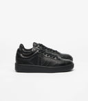 Veja V-90 ZZ Grained Oil Leather Full Black Hombre