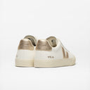 Veja Campo Leather Extra White Platine Mujer