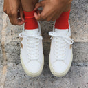 Veja Campo Leather Extra White Platine Mujer