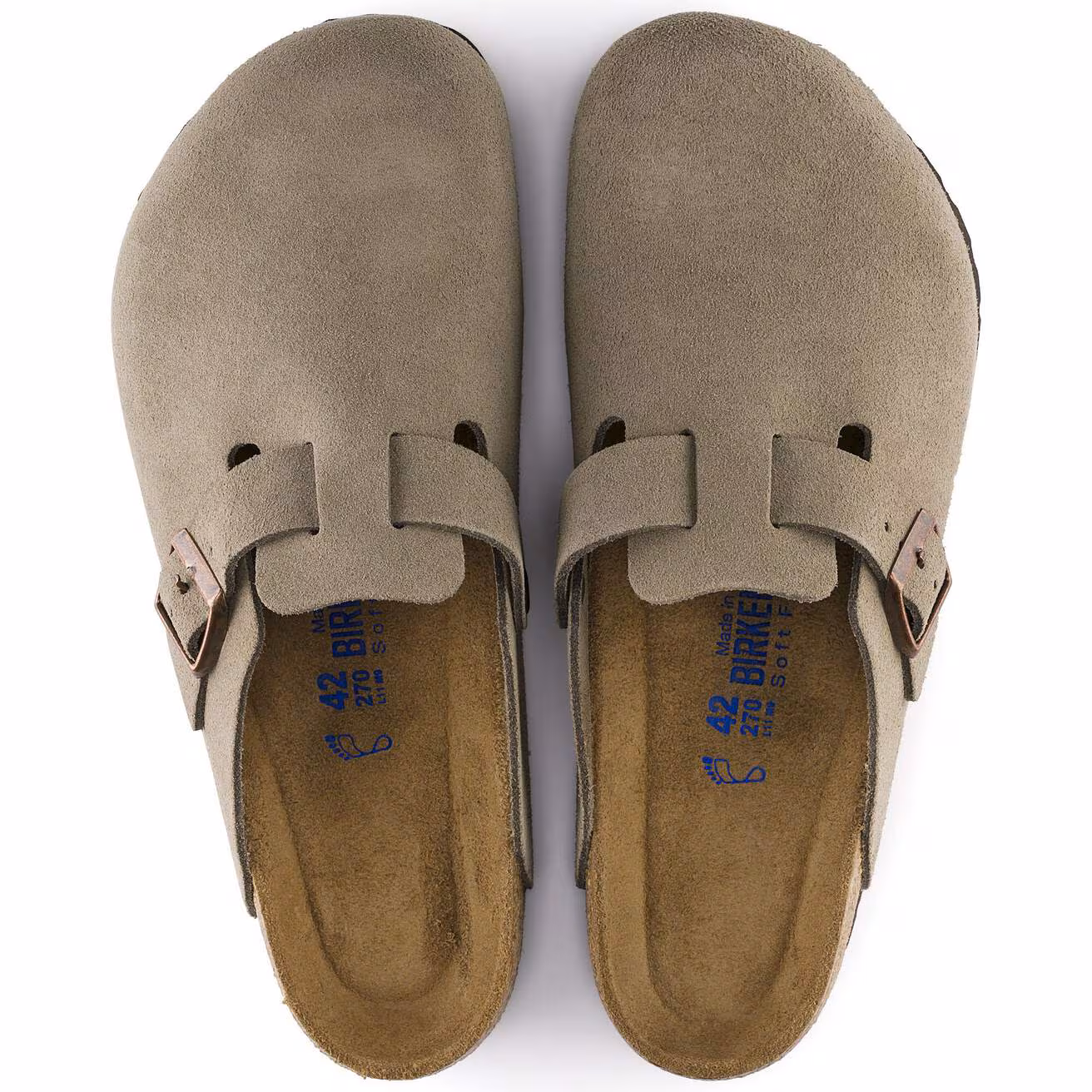 Birkenstock boston sfb leve taupe